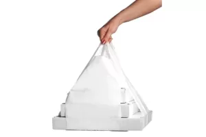 Punga maieu 33x59 cm, ambalaj pentru cutii pizza, HDPE