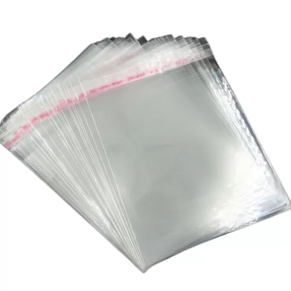 Punga autoadeziva 17x23+3 cm pentru ambalare, PP