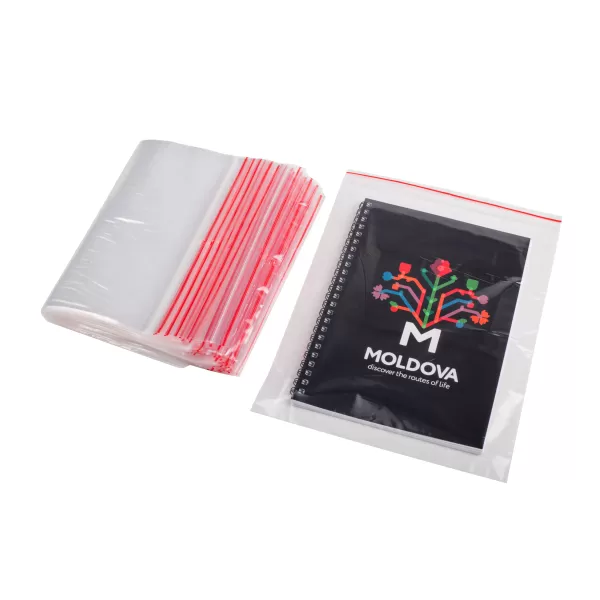 Pungi zip-lock 200x250 mm transparente pentru ambalare