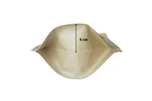 Pungi hartie zip-lock cu ferestruica 140x240 cu pliuri 40 mm