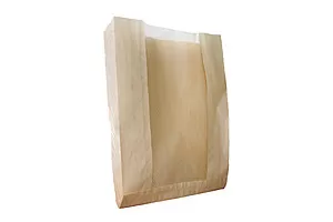 Pungi h?rtie cu ferestruica 24x36 cm, pentru p?ine