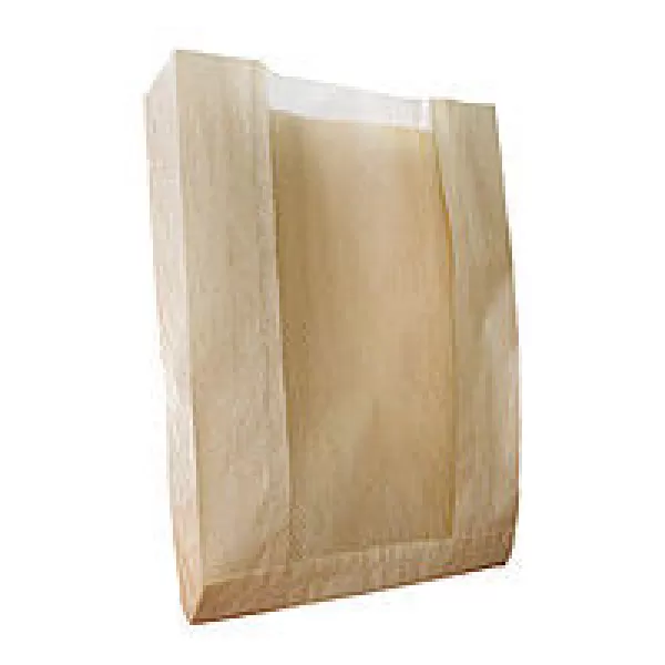 Pungi hartie cu ferestruica 24x32 cm, pentru paine
