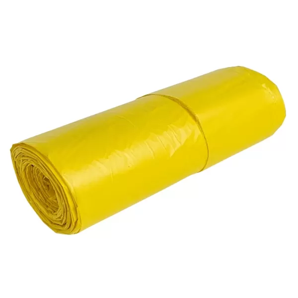 Saci de gunoi Maieu 40 L galbene, Premium, 20 pungi/rulou