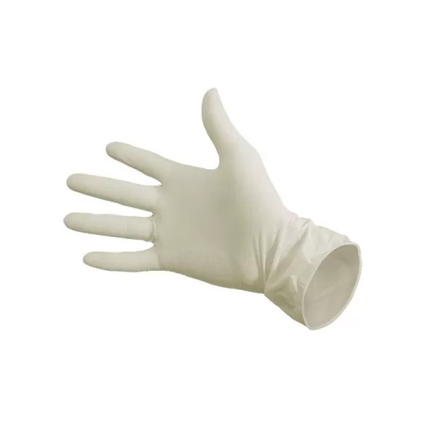 Manusi latex, cu talc, L