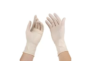 Manusi latex, cu talc, M