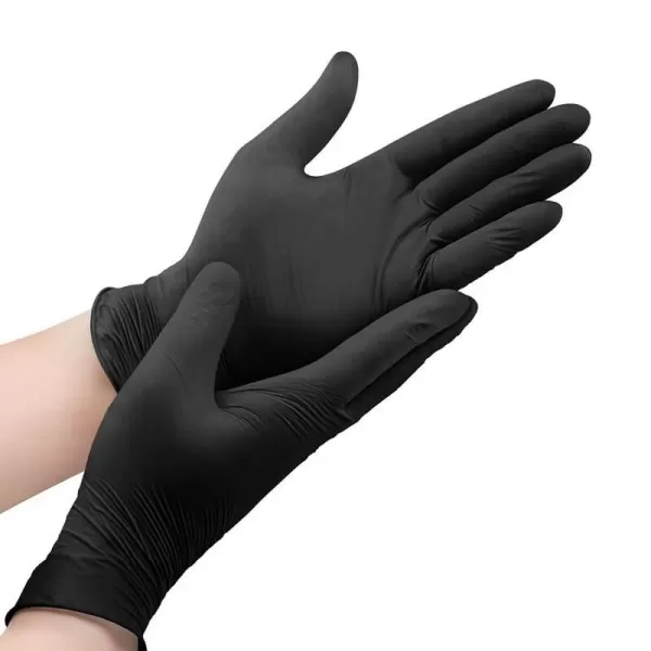 M?nu?i nitril, negre, M