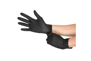 Manusi nitril, negre, XL