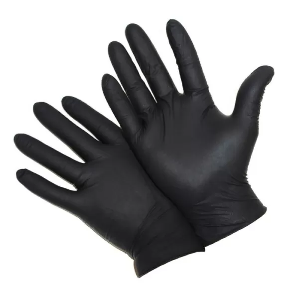 Manusi nitril, negre, S