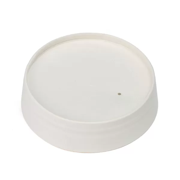 Capac alb din hartie, pentru pahare 330 si 250 ml
