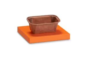 Forme pentru copt din hartie, maro, 199x73x62 mm
