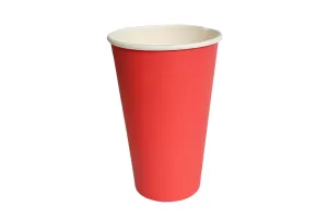 Pahar rosu din hartie, 500 ml