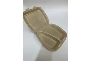 Caserole bej cu 2 compartimente, 240x205x70 mm, PMB-2