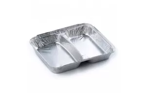 Caserole aluminiu cu 2 compartimente, S-680L