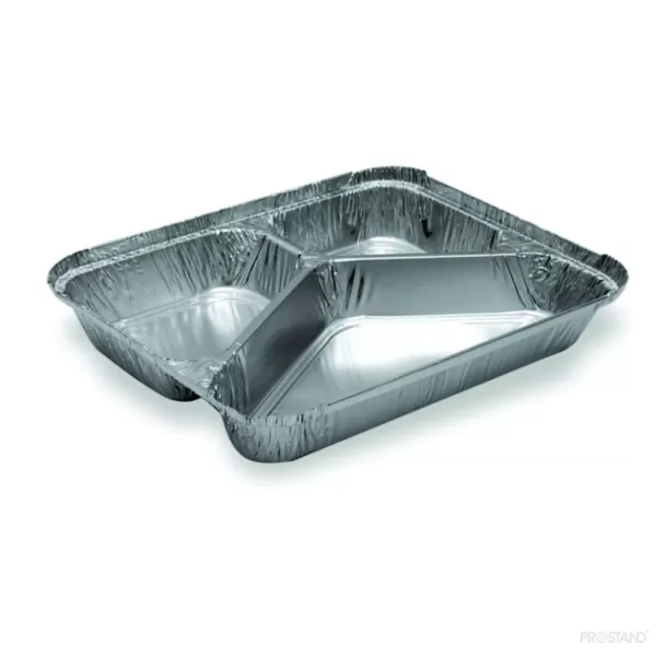 Caserole aluminiu cu 3 compartimente, S-681L