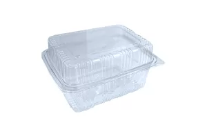 Container cu capac inalt, transparent, 2000 ml