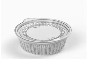 Sosiere transparente cu capac atasat, 30 ml