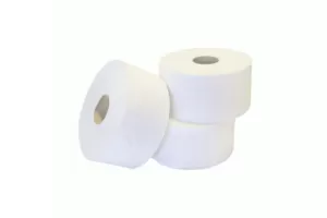 Hartie igienica alba, din celuloza, 2 straturi, jumbo