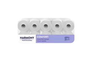 Hartie igienica Premium, celuloza, 2 straturi, 24 m, Harmony Prof