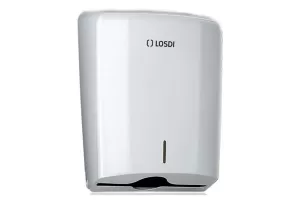 Dispenser pentru prosoape de maini, alb, ABS