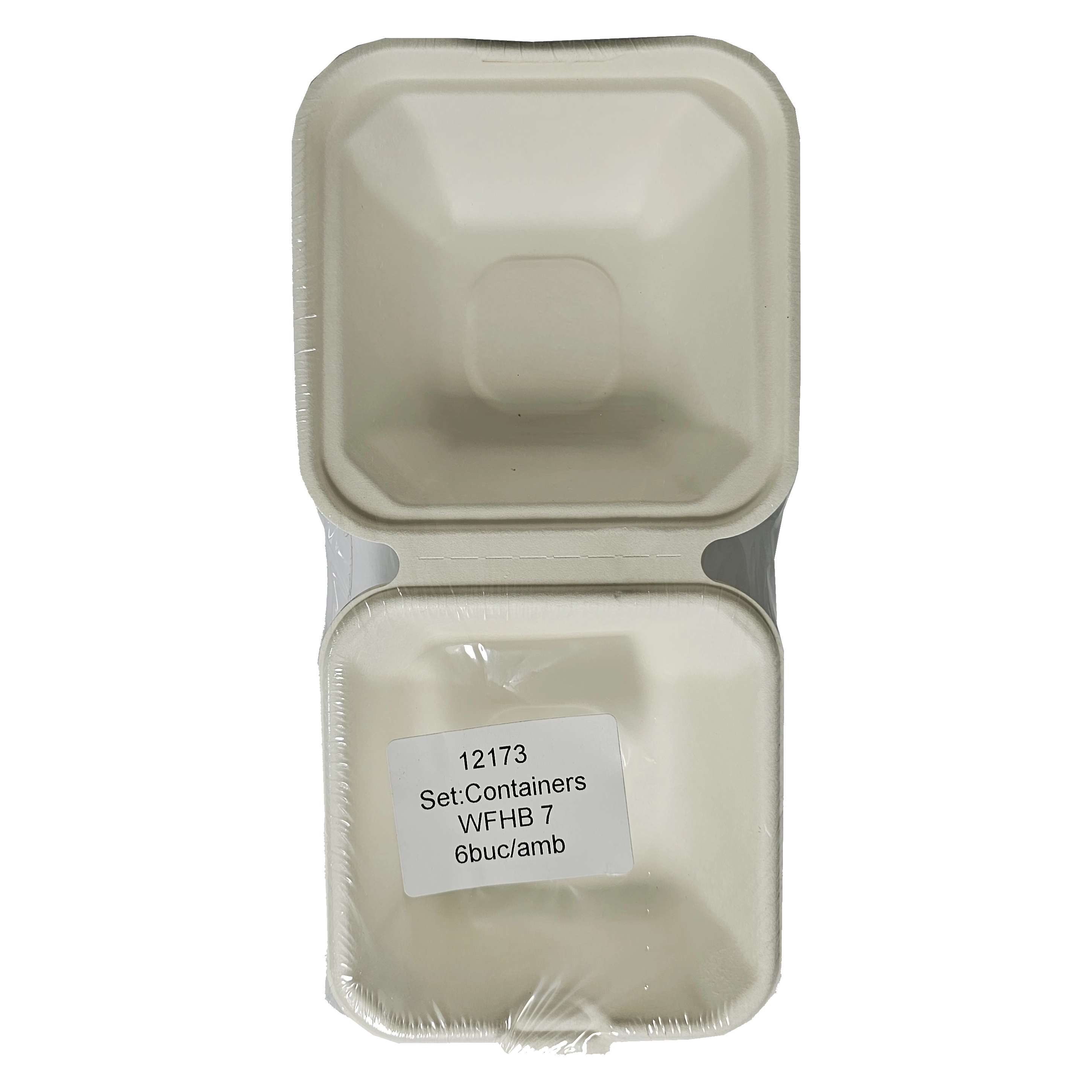 Set bio containere 125x125x70 mm, (6 buc.)