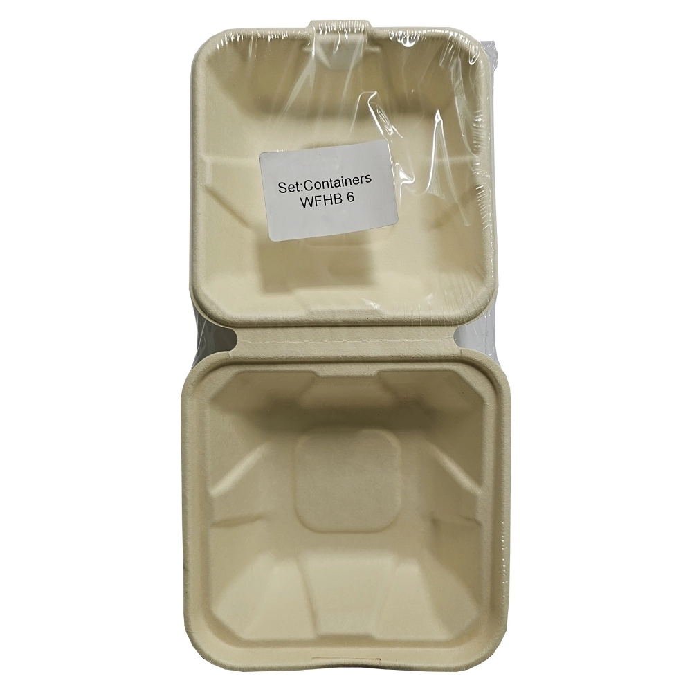 Set bio containere 145x145x70 mm, (6 buc.)