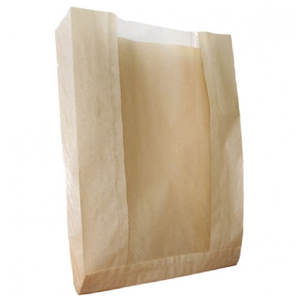 Pungi hartie cu ferestruica 24x36 cm, pentru panificatii