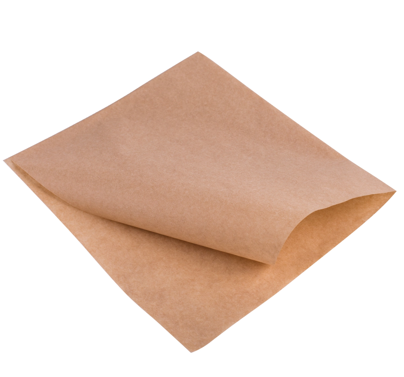 Punga coltar din hartie 15x17 cm, rezistent la grasime, cafeniu
