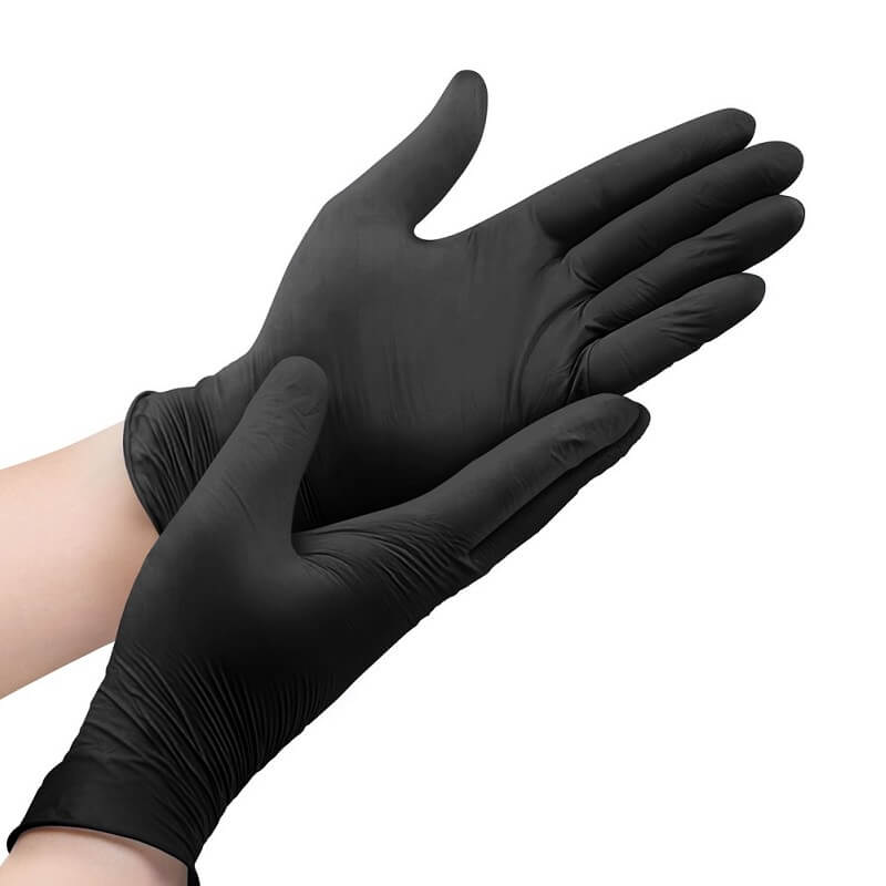 Manusi nitril, negre, M