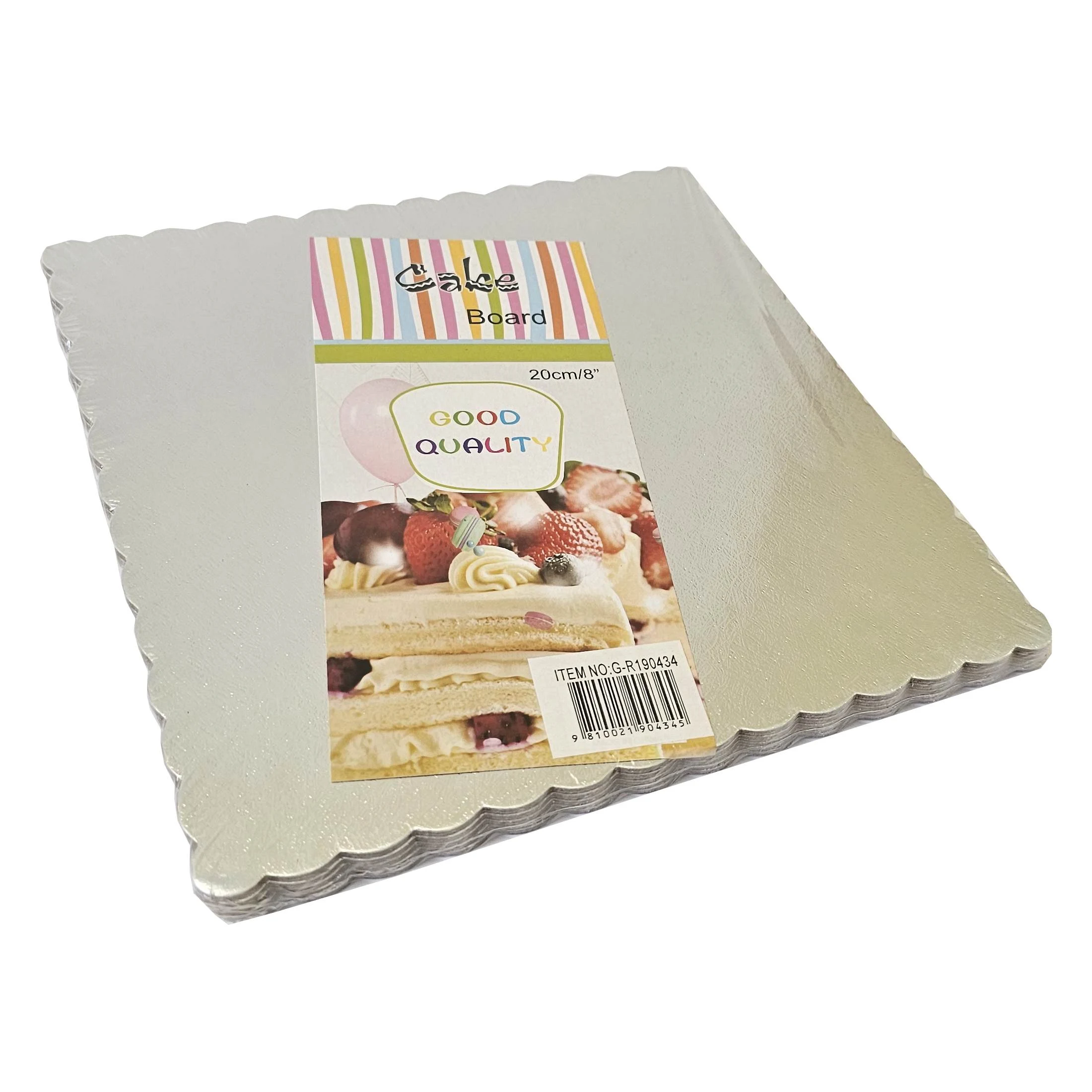 Platforma tort patrata 20cm, 5 buc