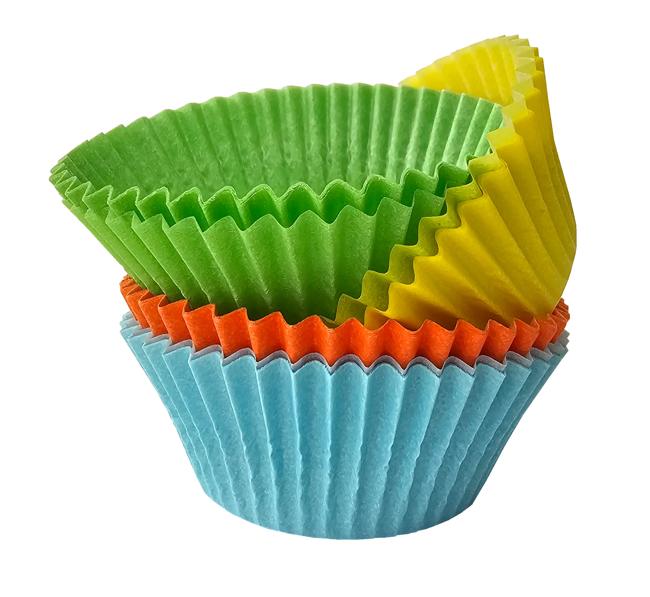 Forme colorate din hartie pentru muffins, 50x30 mm