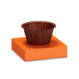 Forme din hartie pentru muffins (briose), 50x32 mm, pentru copt, cafenii