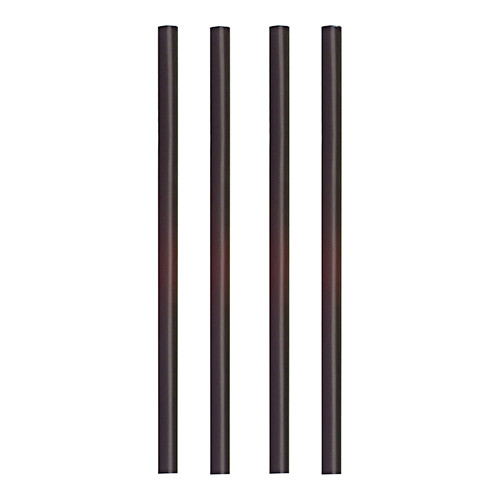 Paie biodegradabile negre, 24 cm x 8 mm, 30 buc