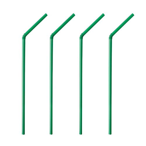 Paie verde biodegradabile, gofra, 24cm x 5mm, 30 buc