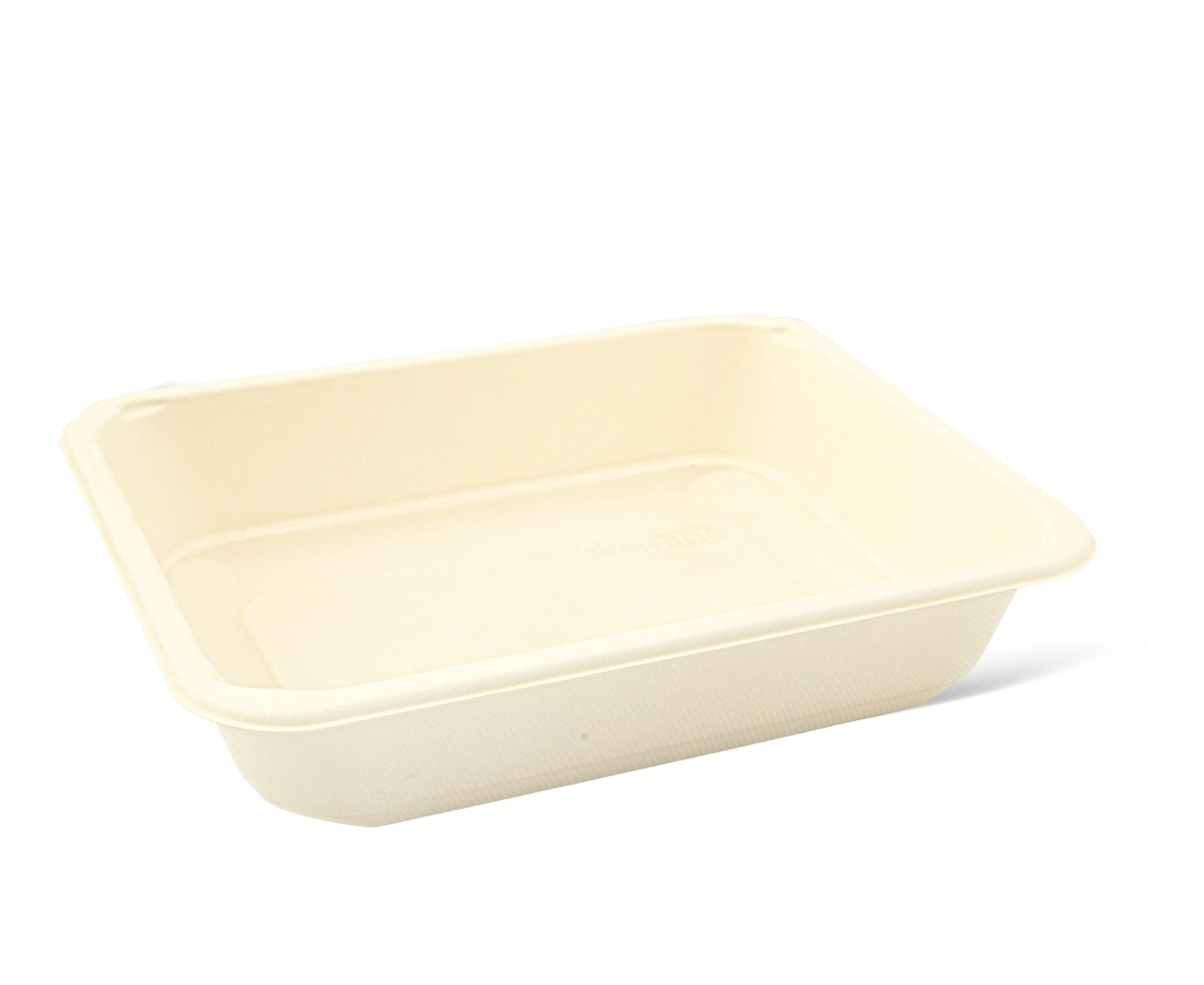 Meal Box biodegradabil, 227x178x50 mm, WFSMB 50-1