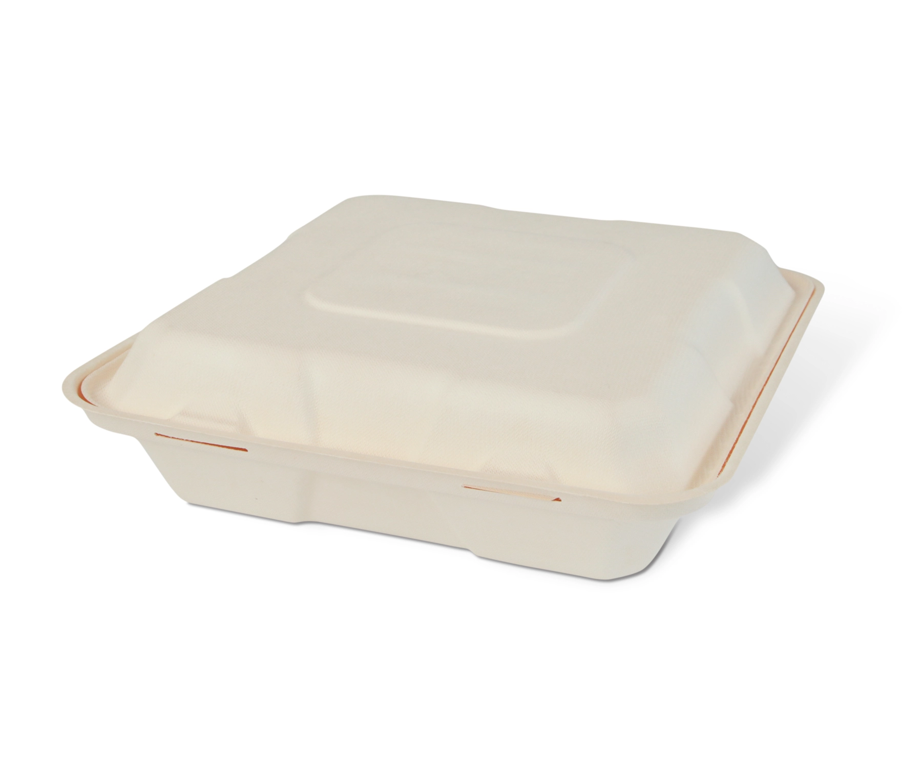 Caserola biodegradabila, cu 3 compartimente, 245x245x75 mm, WFMB 3