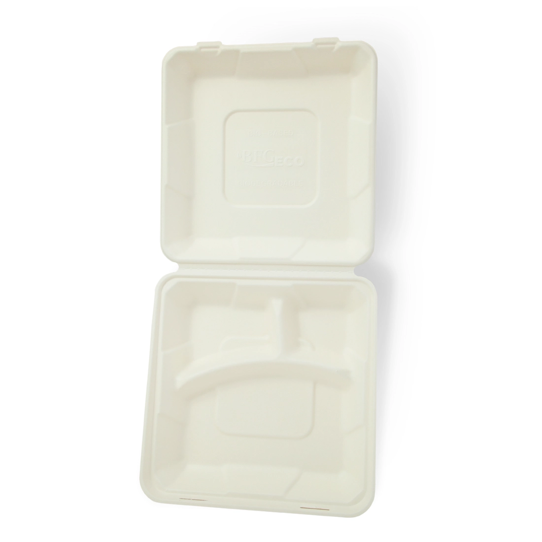 Caserola biodegradabila, cu 3 compartimente, 245x245x75 mm, WFBMB 3