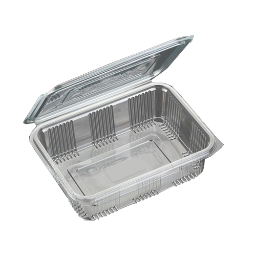 Container cu capac plat, transparent, 1500 ml