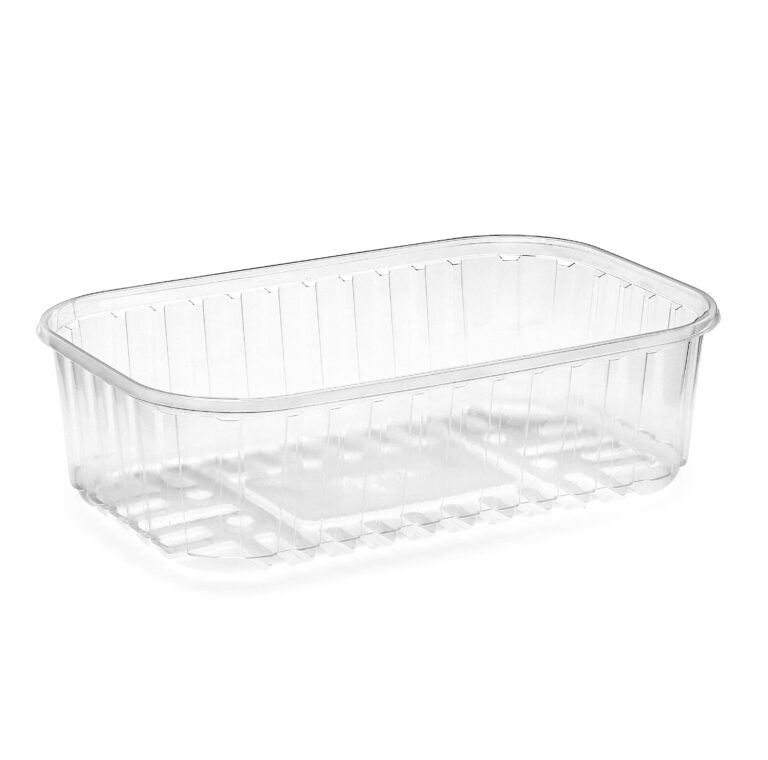Container transparent cu gauri pt fructe, 500 ml