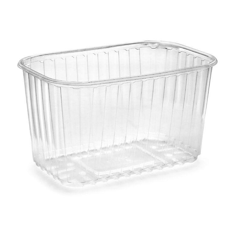 Container transparent cu gauri pt fructe, 1000 ml