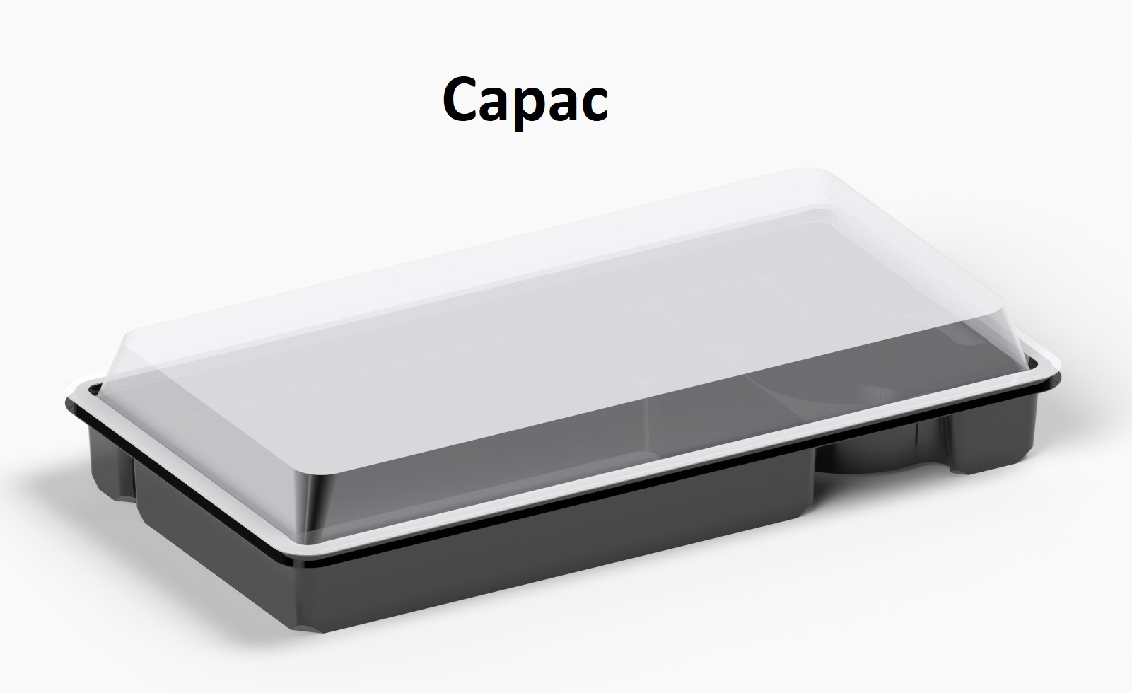 Capac pentru ambalaj sushi cu compartimente, IT-136